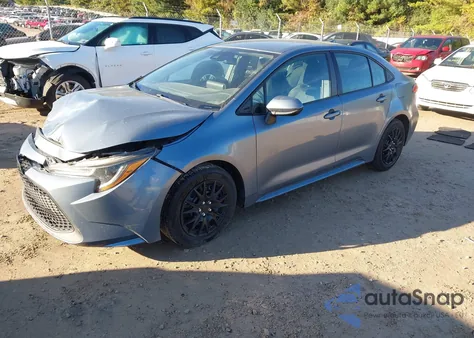 2021 Toyota Corolla Le z USA, uszkodzony, nr VIN 5YFEPMAE7MP223120